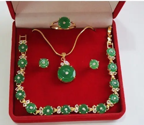 Горячая Распродажа Новый стиль&gt благородная Природа Зеленый Изумрудный нефрит