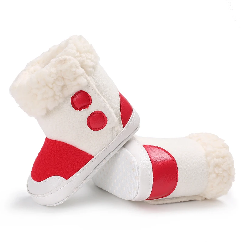 Thick Hairy Shoes Baby Boots Newborn Winter Super Warm Snow Booties Kids Girl First Walker Toddler Children Sweet Prewalker |