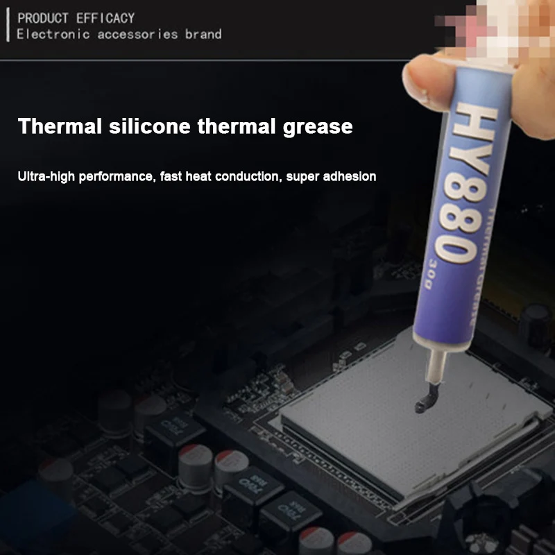 HY880 30 г иглопробки упаковка супер Углеродные нано Тепловая смазка для ЦП GPU LED