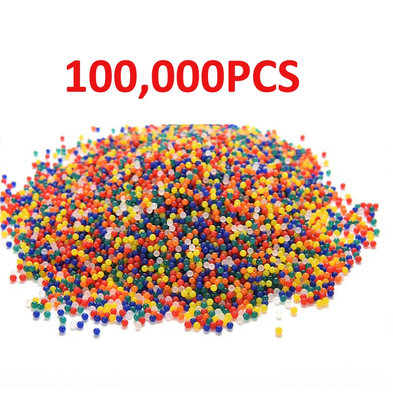 100000 шт./упак. Кристалл воды пуля Пейнтбольного ружья пистолет игрушка Orbeez водяной
