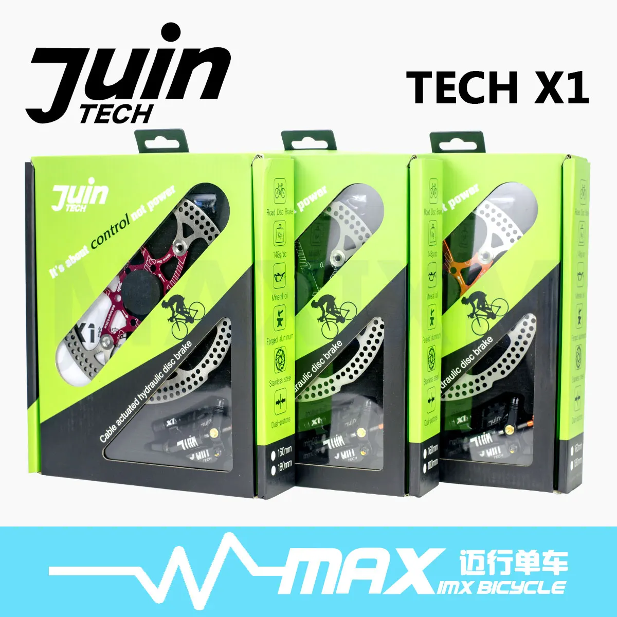 1 колесный Гидравлический дисковый тормоз JUIN TECH X1 для горного велосипеда с