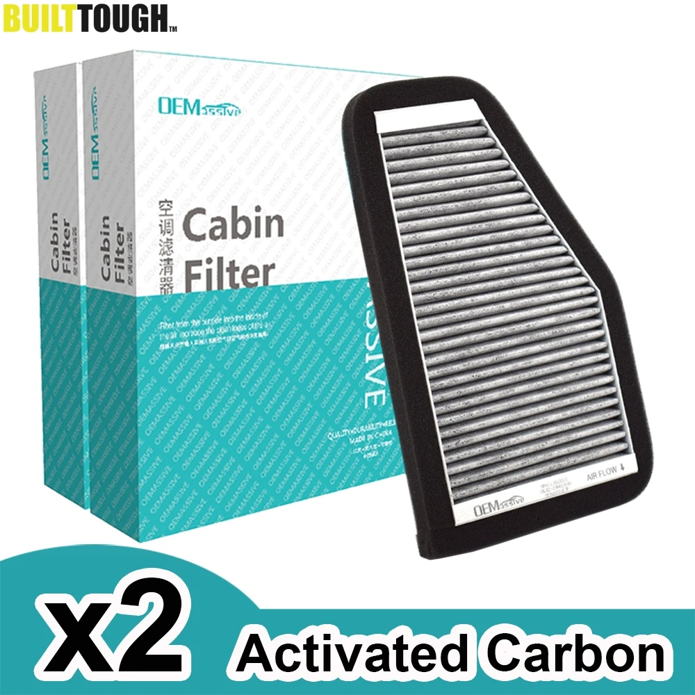 

2x Car Pollen Cabin Air Conditioning Filter Activated Carbon 8L8Z-19N619-B For Ford Escape Mercury Mariner Hybrid Mazda Tribute