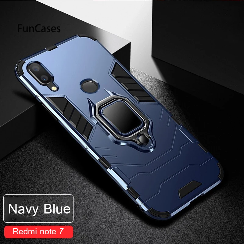 Роскошный чехол для Xiaomi Redmi Note 6 Pro mi 8 Lite 7 Fundas с кольцом пальцев Чехлы 5x 6X 4X5 4 Capa |