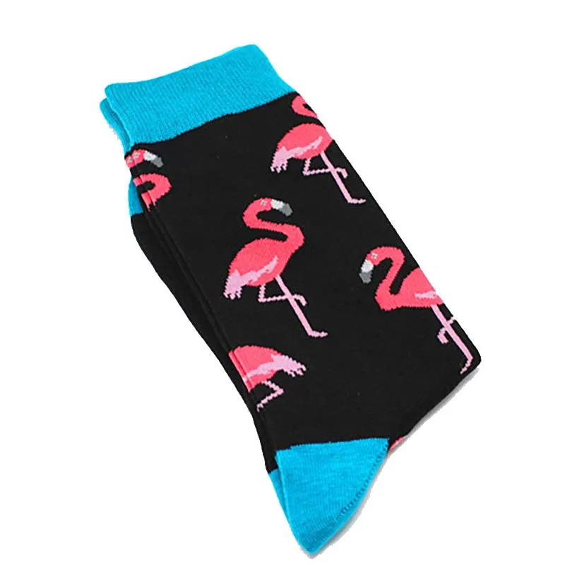 Прохладный Еда животного хип-хоп экипажа носки смешные Street Happy Socks Для мужчин Harajuku