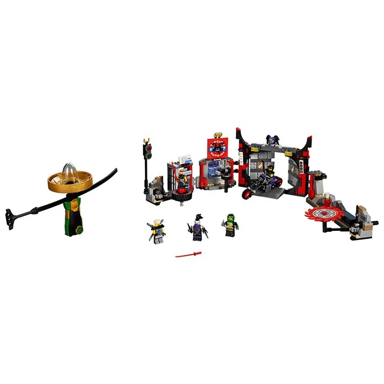 Бела ниньяго С. О. Г. Здание штаба комплект совместим с Legoingly 70640 Кирпичи игрушки