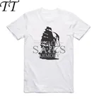 Футболка с коротким рукавом и круглым вырезом для мужчин и женщин, крутая Повседневная рубашка с принтом черных стеблей, с надписью Captain Flint, лето 2019