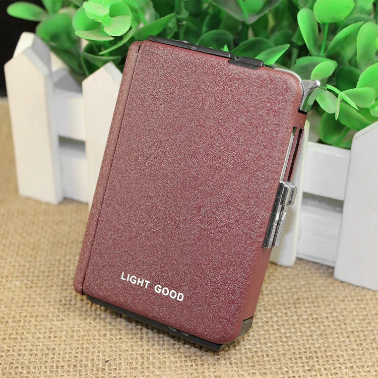 2018 чехол для сигарет газовая зажигалка коробка сигар факел турбо ветрозащитный