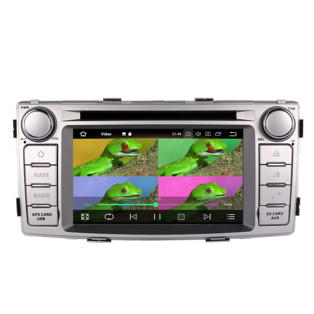 Магнитола для Toyota Hilux 4 Гб ОЗУ Android 8 0 стерео DVD видео мультимедийный плеер головное