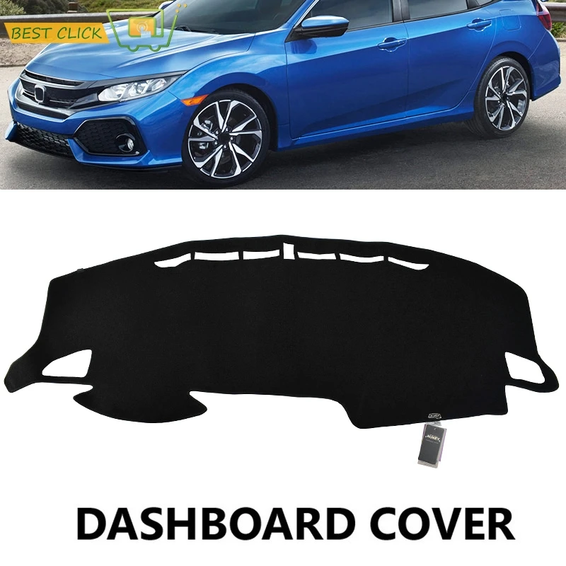 Коврик Xukey для приборной панели коврик Honda Civic 2016 2019 Солнцезащитный ковер 2017