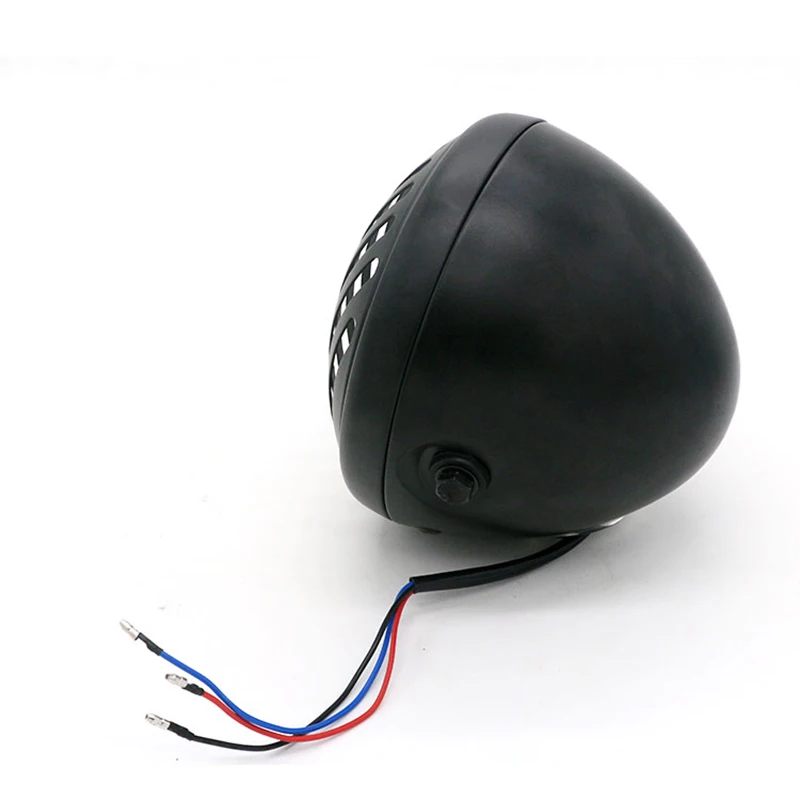 DC 12V светодиодные фары для мотоцикла универсальный скутер Винтаж Чистая головной