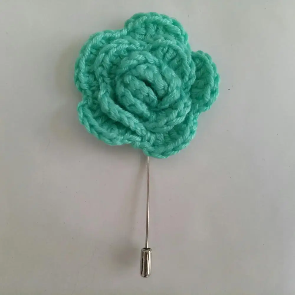 Женская тканевая жемчужная шерстяная Цветочная брошка Pin кардиган рубашка шаль