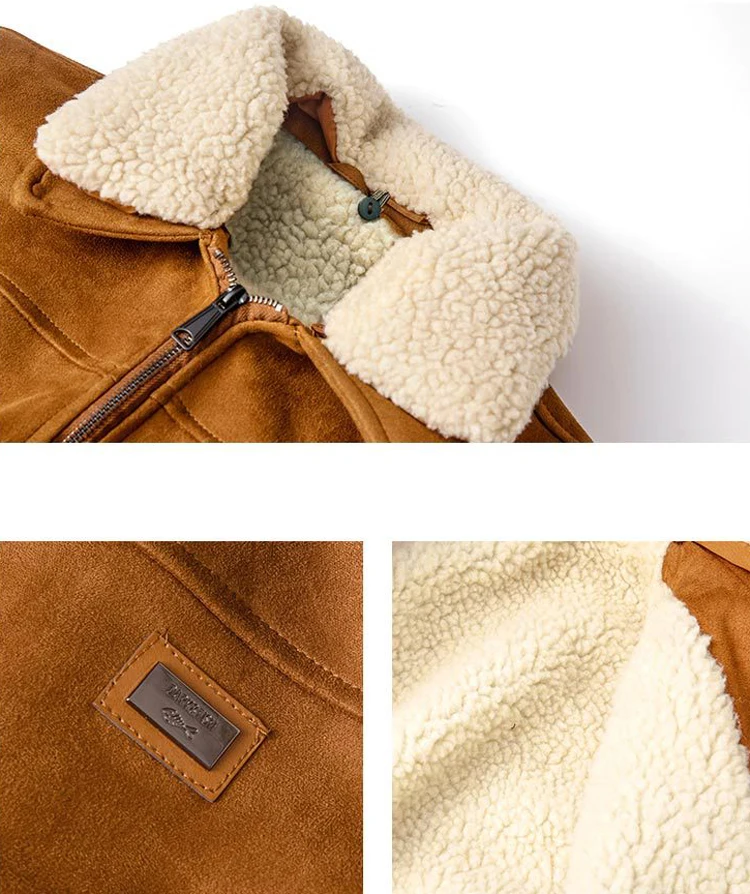 Мужская теплая армейская куртка с воротником стойкой и меховым