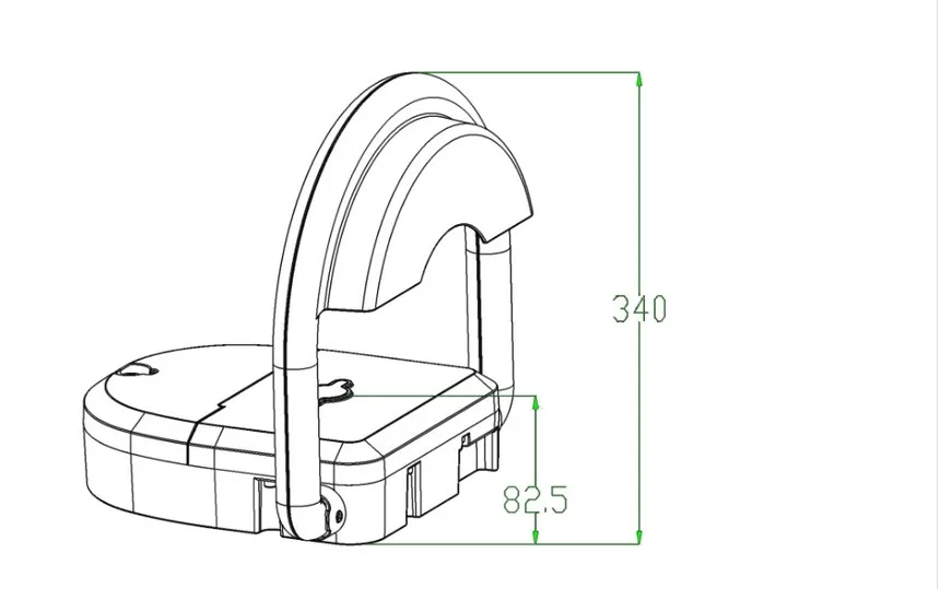 Замки для парковки/IP68 пульт дистанционного управления парковочный барьер
