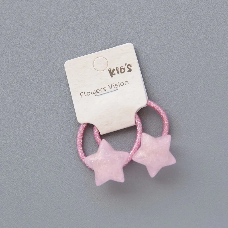 F Pink 2 шт.; Новинка; блестящие головные уборы принцессы с кроличьей головкой; Детские эластичные повязки для волос; детские повязки для волос; Аксессуары для девочек; Детский головной убор - Цвет: F Pink