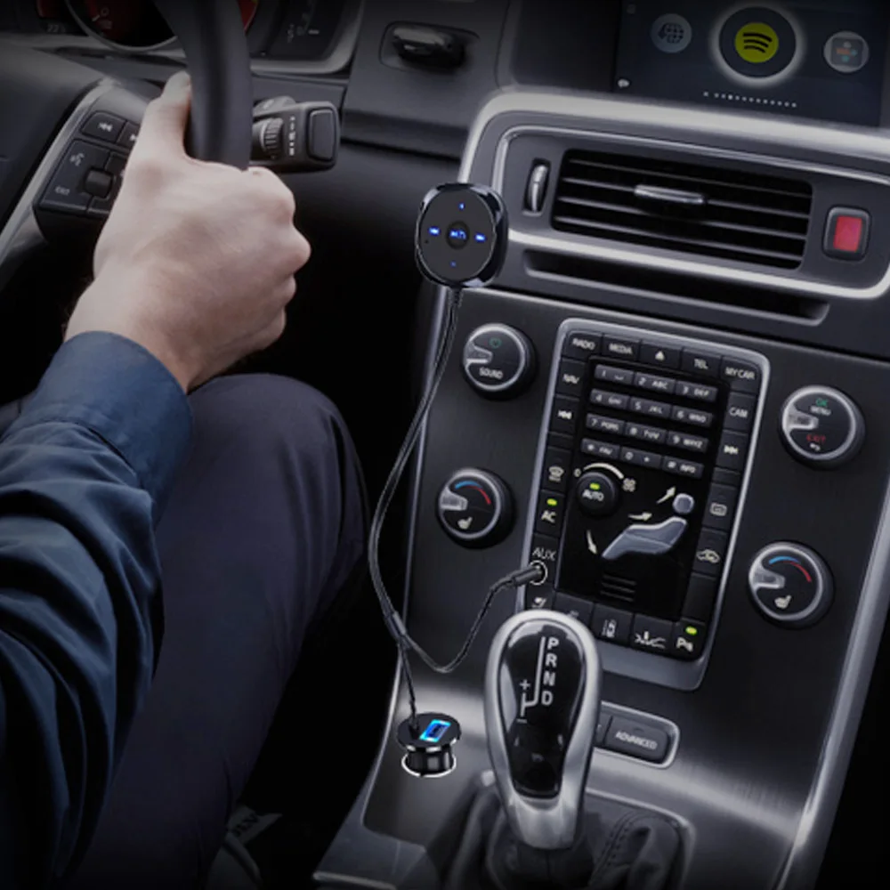 Автомобильный fm-передатчик AOSHIKE Hands Free Bluetooth автомобильный комплект mp3-плеер ТВ