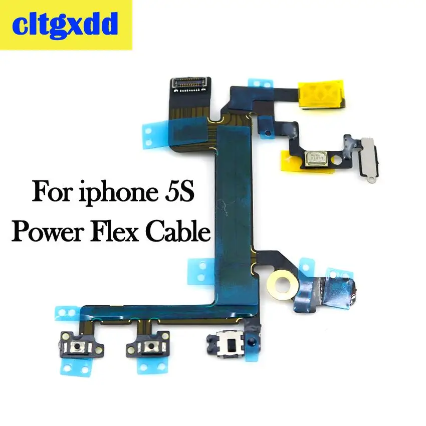 For iphone S Cltgxdd для iPhone 4, 4S, 5, 5S, 5C, 6, 6S Plus кнопка регулировки громкости источник энергии переключатель на кнопку выключения ключ гибкий кабель, сменные детали - Цвет: For iphone S