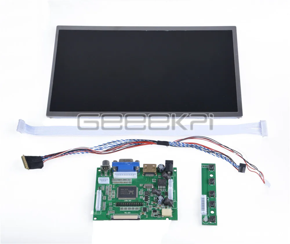 GeeekPi 10 1 дюймов 1366*768 ЖК дисплей Экран Дисплей TFT монитор для Raspberry Pi / Windows|monitor tft|monitor