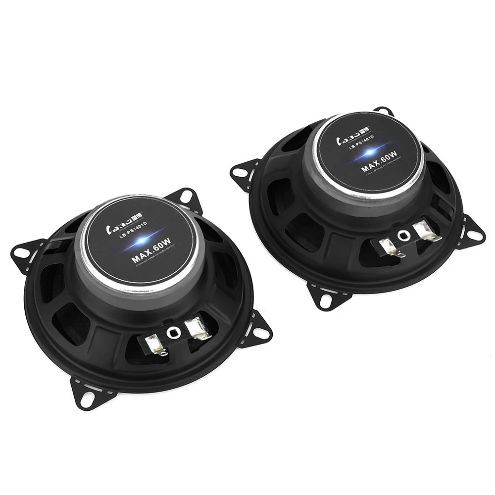 Автомобиль авто желтый громкий динамик 4 дюймов парные автомобильные HiFi полный