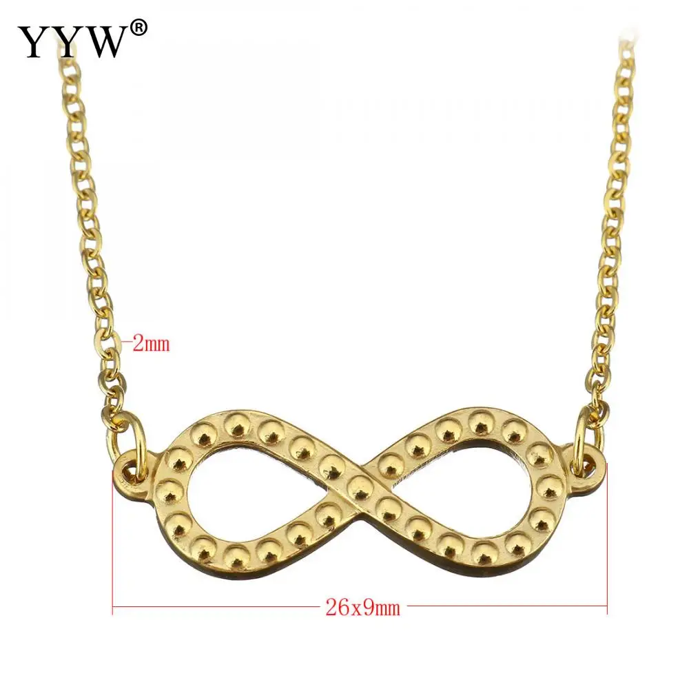 Женское колье чокер из нержавеющей стали|infinity necklace|long necklacechoker necklace |