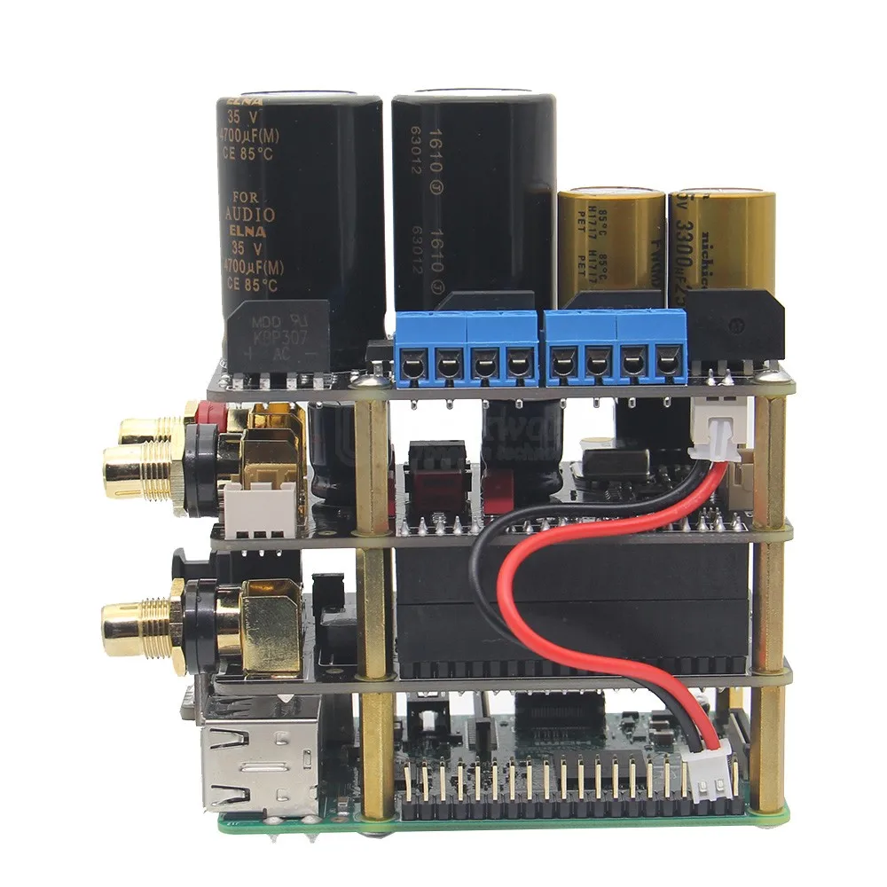 Raspberry Pi X20 Hi Fi аудио комплект (X20 ES9028Q2M DAC плата/плата для X10 I2S/плата