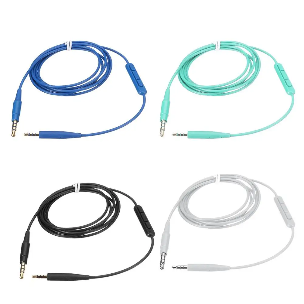 Кабель для микрофона Bose Soundtrue Ear аудиокабель наушников 4 цвета с микрофоном QC35 QC25