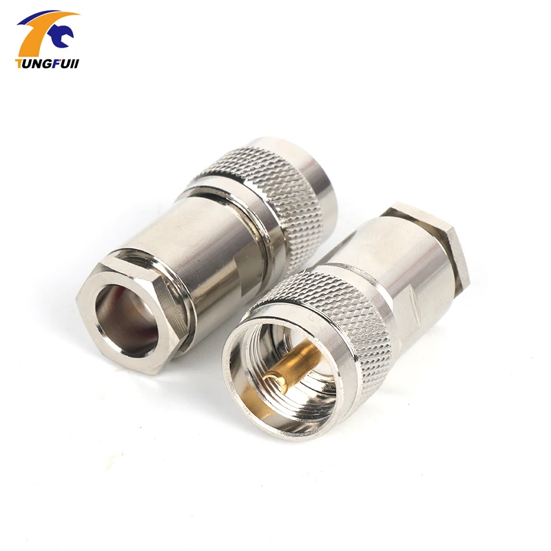 Штекерный разъем TUNGFULL 4 шт. UHF PL259 зажим RG8 RG165 RG213 LMR400 разъемы штекер LMR400|connector