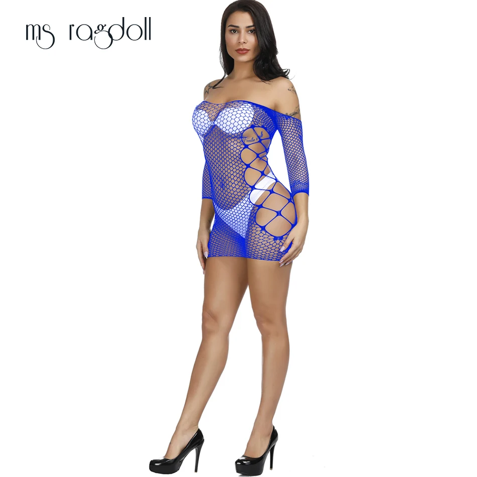 Ms ragdoll нижнее белье в сетку эластичное хлопковое Lenceria сексуальное Сетчатое