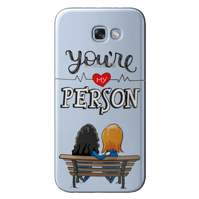 Чехлы You Are My Person для Samsung Galaxy A3 2016 J3 A5 A7 J5 2015 J7 2017 мягкий силиконовый чехол из ТПУ с