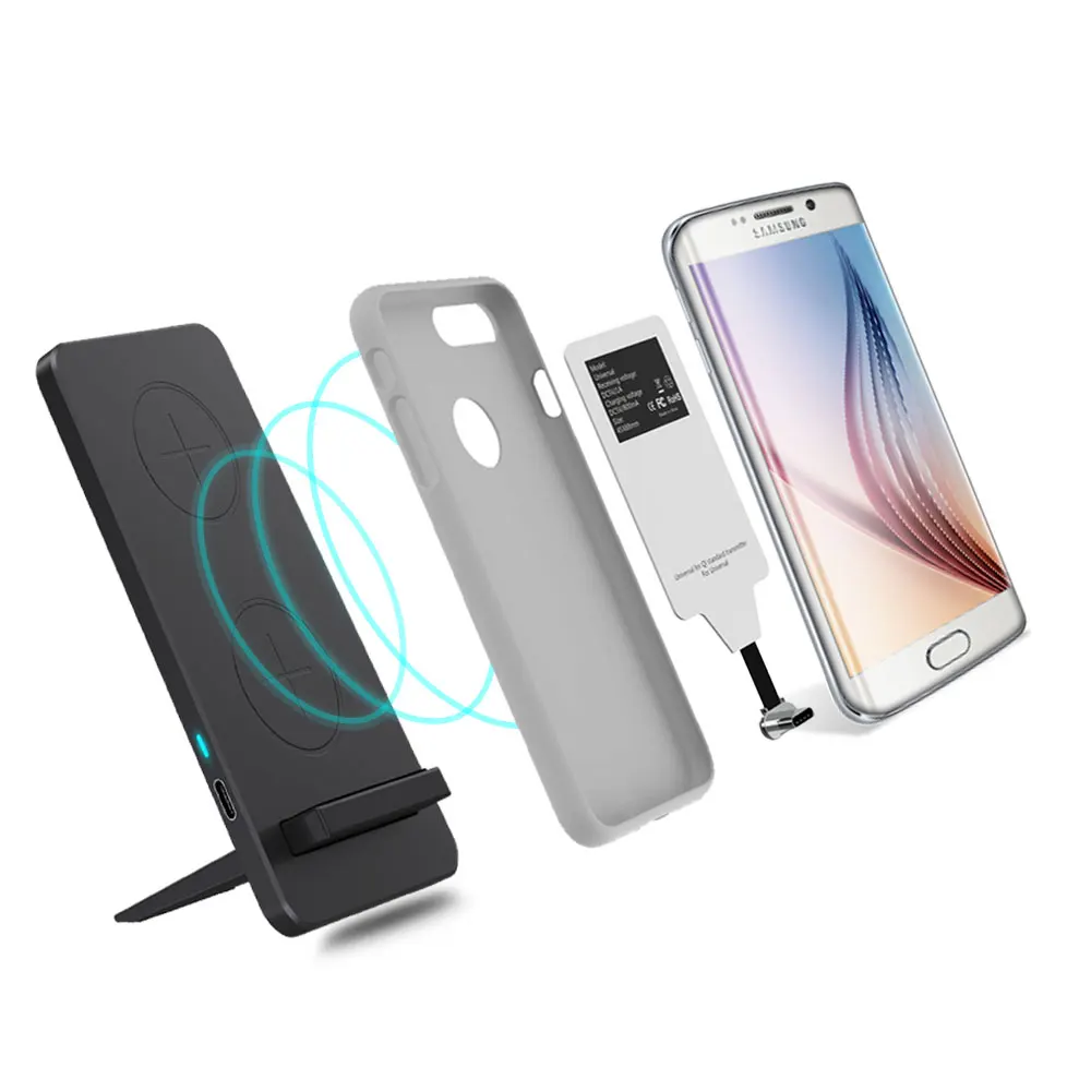 Беспроводное зарядное устройство приемник USB зарядное устройство с ресивером Pad Coil Micro usb type C android для iPhone QI Беспроводное зарядное устройство