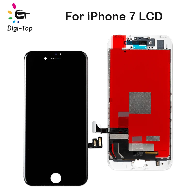 Digi Top 50 шт./лот полная сборка AAA + высокое качество для iPhone 7 4 &quotсенсорный экран