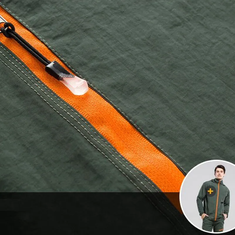 Новинка 2018 весна-лето-осень Модная приталенная Мужская быстросохнущая куртка