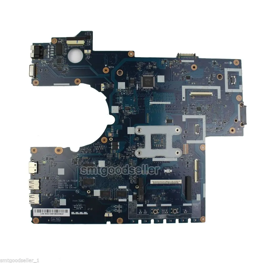 Для For Asus K73T X73T K73TA K73TK R73T Latop материнская плата QBL70 LA 7553P hd7670m 1GB Материнская 100%