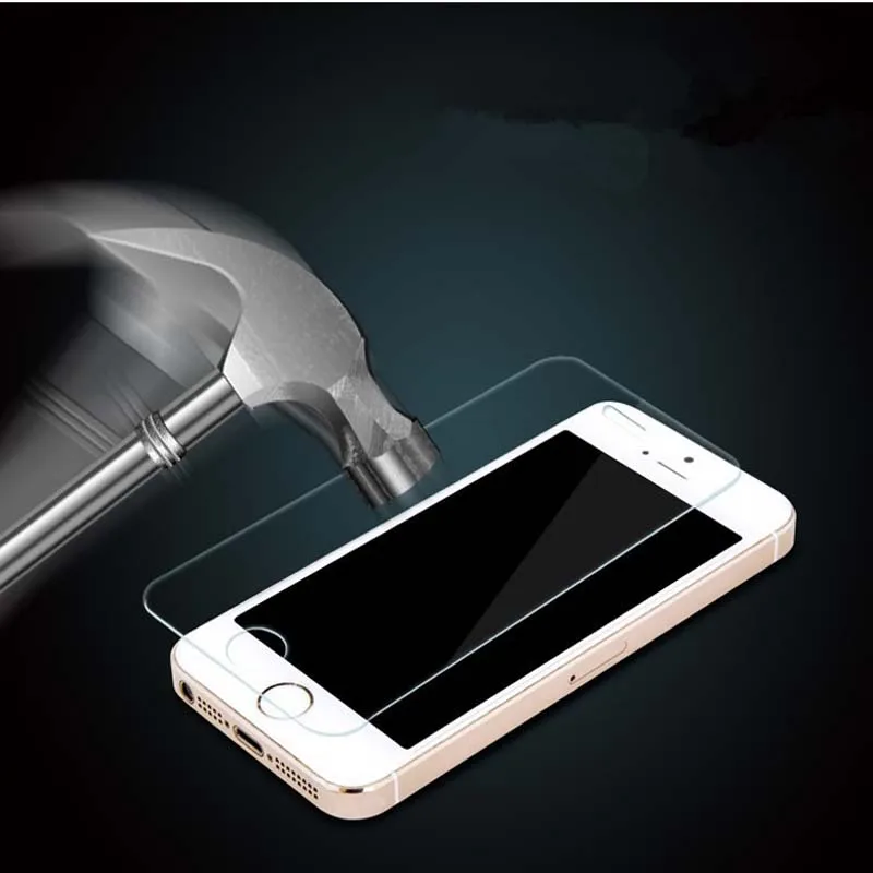 SRLEEKING для iPhone 4S SE 6 6S 7 8Plus X HD прозрачная защитная пленка для экрана из закаленного стекла защитная пленка + инструменты для очистки (art.: 7a2ba7be0) - 7a2ba7be0