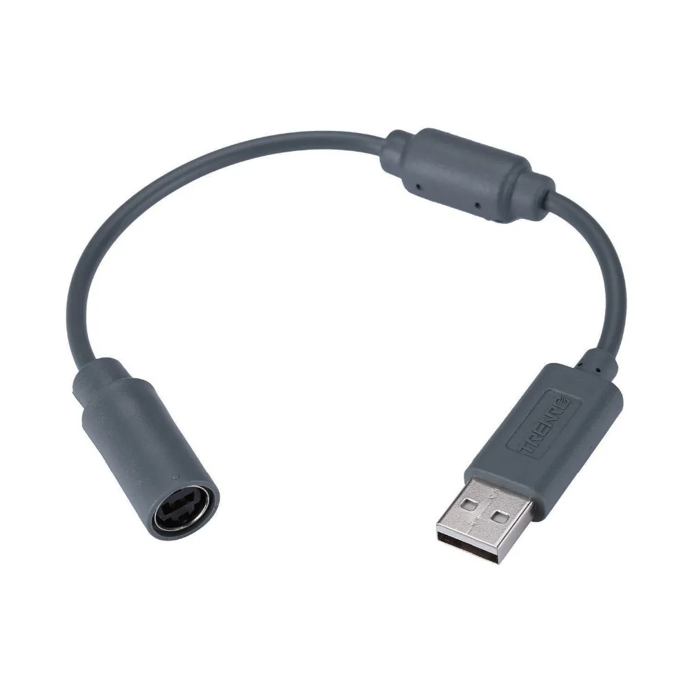 XRHYY серый проводной контроллер Trenro USB-кабель с отключением шнур адаптеры и кабели