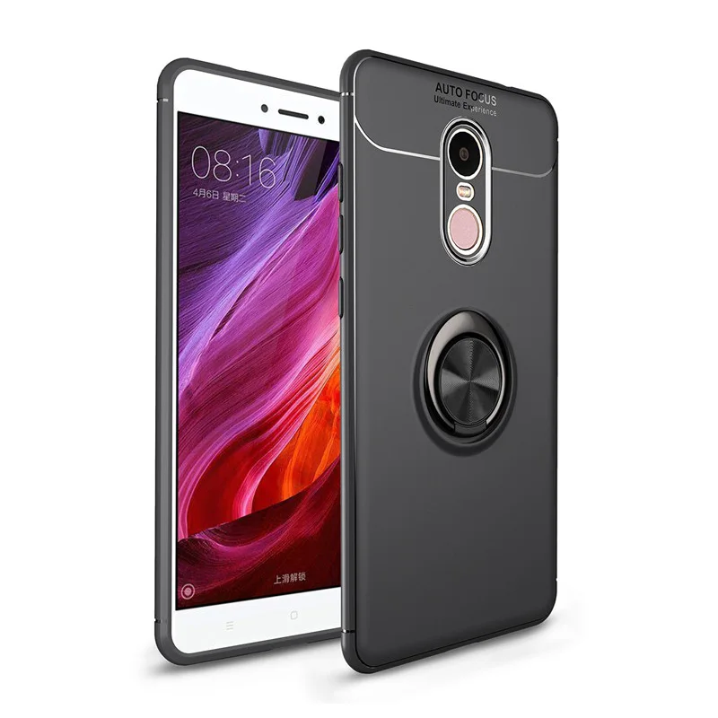 Роскошный чехол SMILYOU с магнитным кольцом и подставкой для Xiaomi Redmi 4x Note 4 полным
