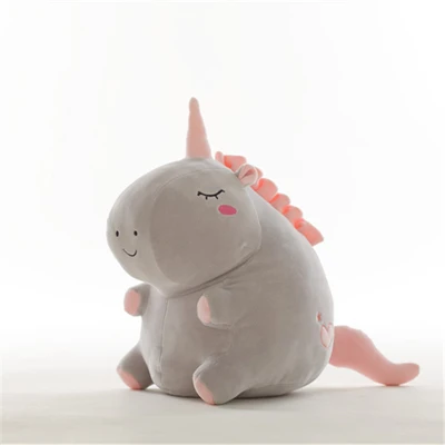 35cm Sitting height Детская подушка, многофункциональные плюшевые игрушки с единорогом, декор детской комнаты, детские постельные принадлежности, игрушки для сна, подушка, новорожденные реквизиты для фотографии - Цвет: 35cm Sitting height