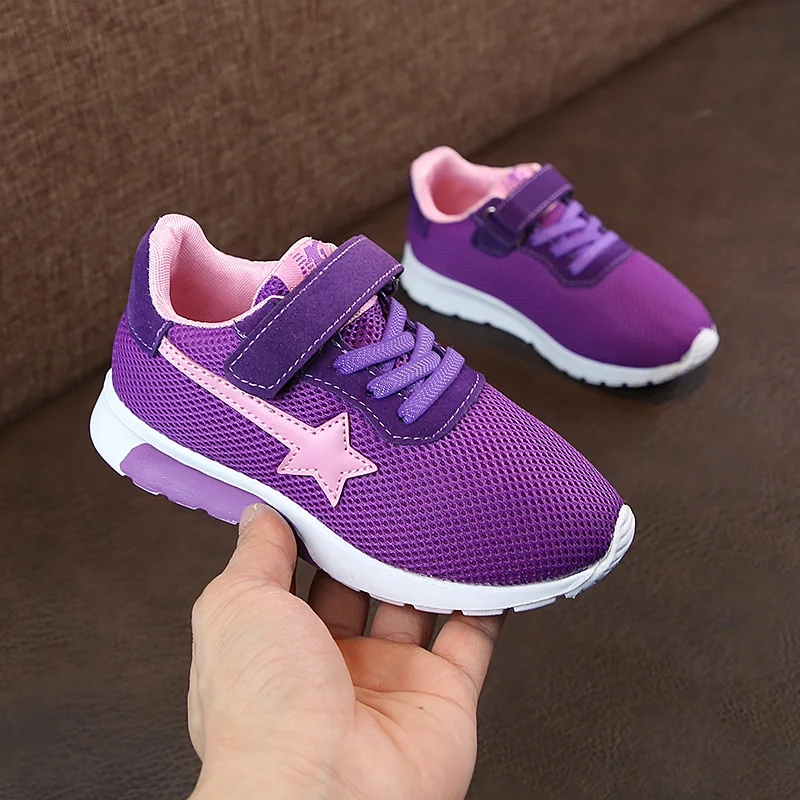 2019 Summer Breathable Children Shoes Girls Sneakers Comfortable Mesh Girl Sports Fashion Casual Kids For boys | Детская одежда и