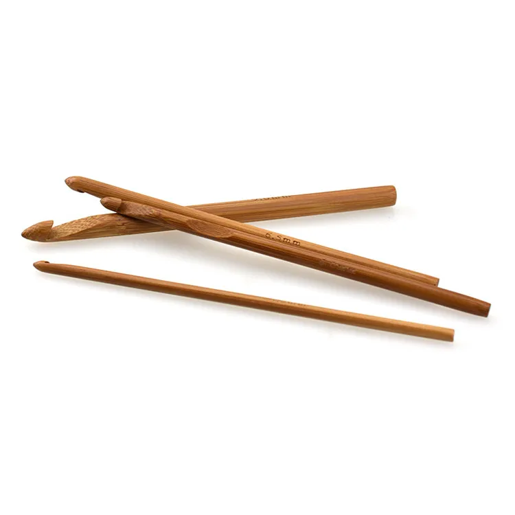 20 шт./компл. Bamboo вязаный крючком набор крючков эргономичный Вязание Иглы вязать с чехол для хранения переплетения нитей иглы для Вязание инструменты спицы для вязания