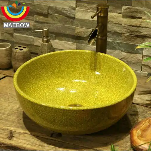 3 размера 5 цветов раковины из керамики в ванную комнату 30 см 35 см|bathroom vessel sinks|bathroom