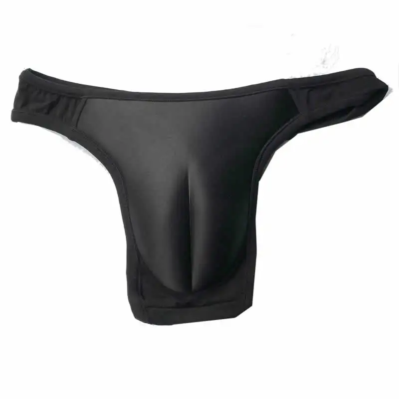 Контроль Трусики gaff, нижнее белье для трансвеститов транссексуалов Camel Toe PANTY для мужчин - Цвет: T-BACK BLACK