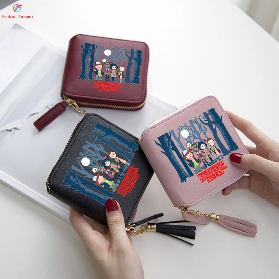 Новинка оригинальный Кошелек Stranger Things с принтом Дамский стиль мини кошелек