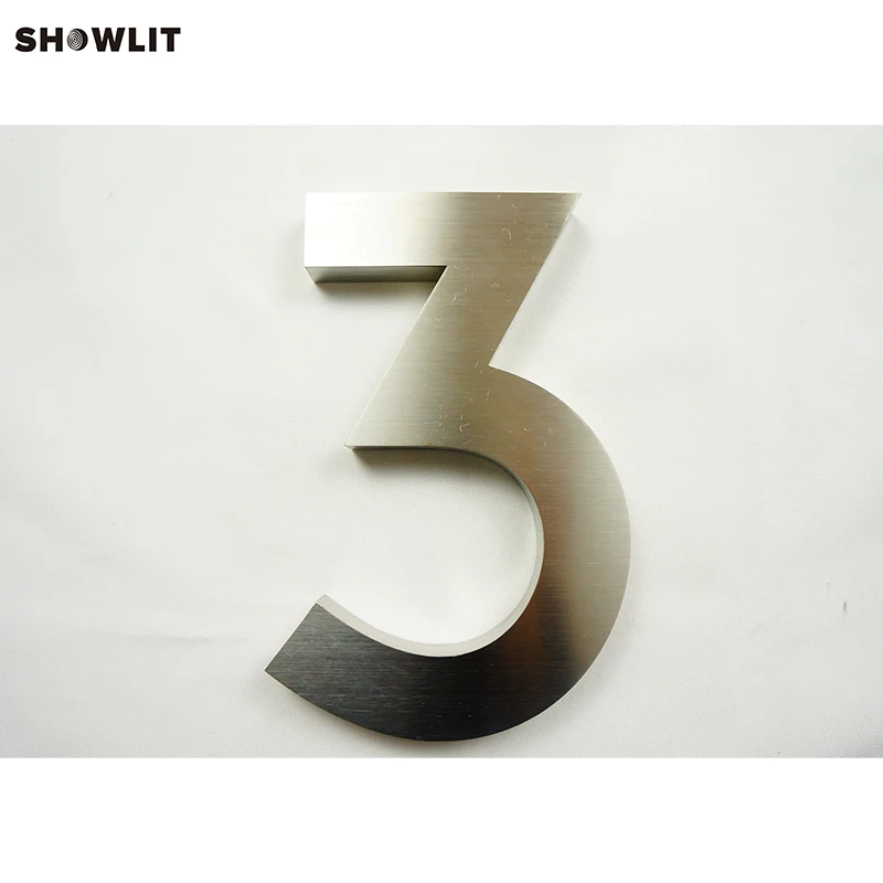 

Decorative 3D Stainless Steel Customized Door Letter Signs
