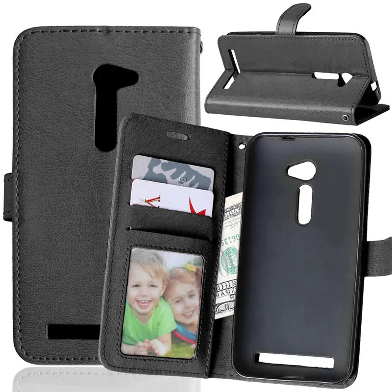 Asus Zenfone 2 ZE500CL Case Cover 5.0 Wallet PU Leather Phone For 2E Z00D Flip | Мобильные телефоны и аксессуары