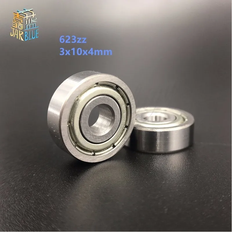 10 шт. 623ZZ подшипник 623 ZZ 3x10x4 мм миниатюрный глубокий шаровой для 3D принтера