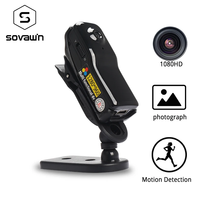 Мини спортивная камера DV DVR 960P 720P HD DVR инфракрасная камера ночного видения маленькая камера для прогулок на велосипеде видео аудио рекордер черный