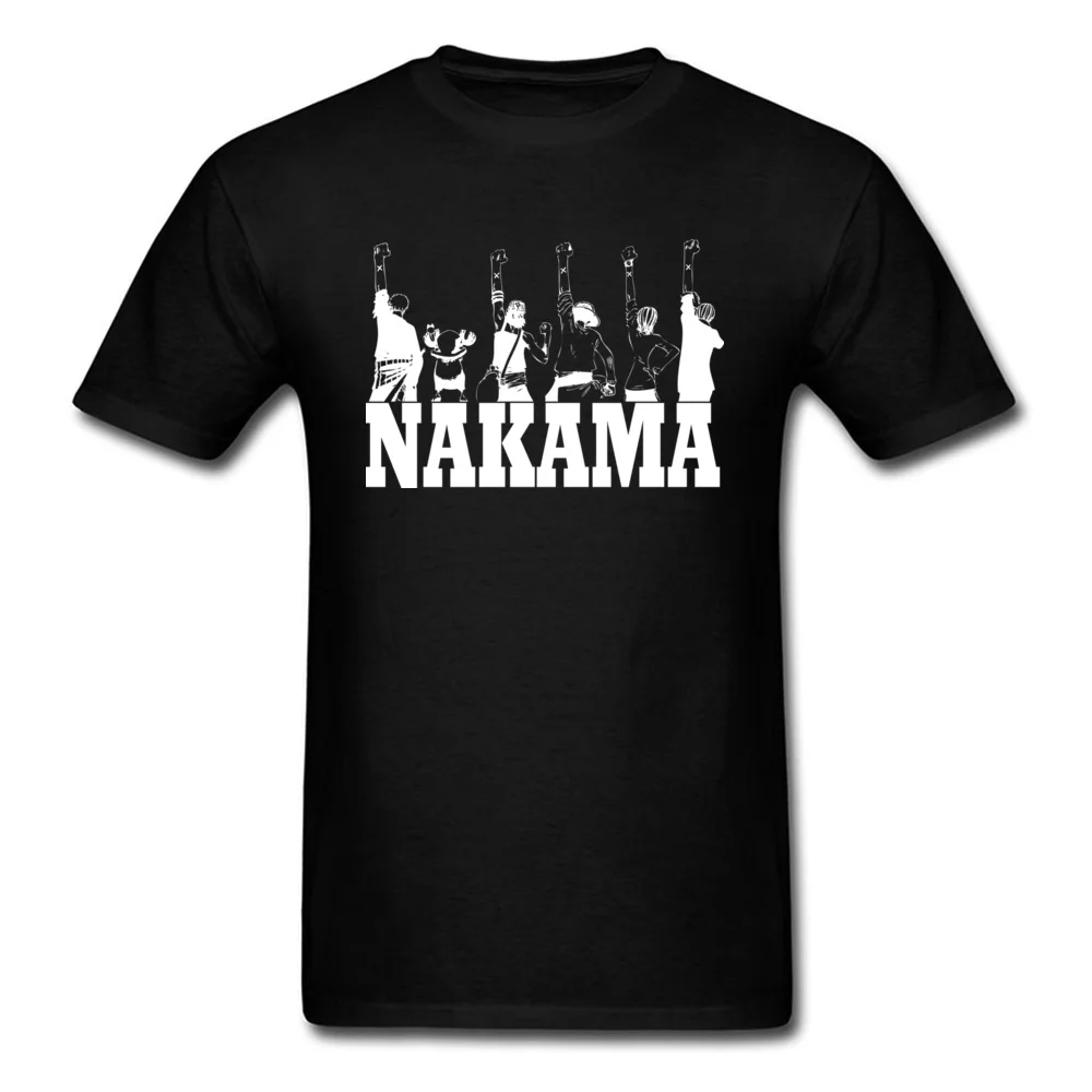 Одна штука Nakama команда футболки 2018 модная мужская Футболка Луффи пират семья