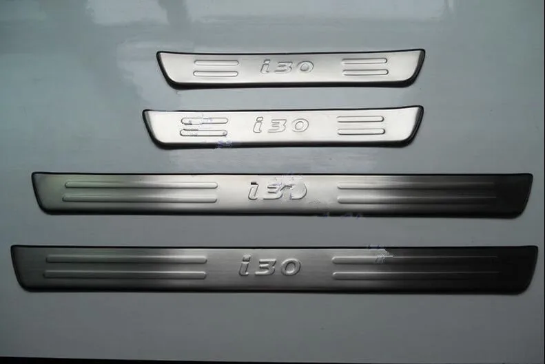 4 шт./компл. Накладка на порог из нержавеющей стали для Hyundai I30 2005 2006 2007 2008 2009 2010