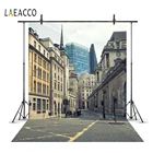 Фон для фотосъемки Laeacco с изображением городской улицы светофора сцены