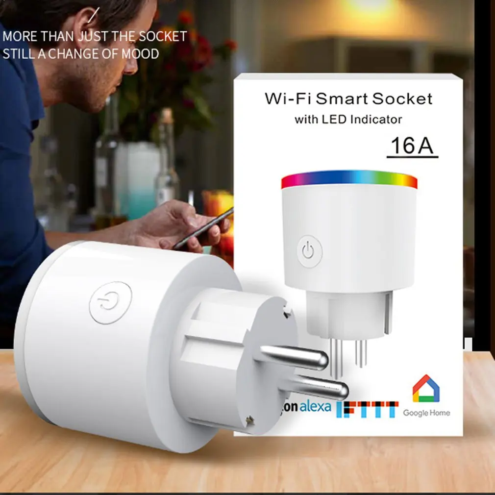 RGB Wi Fi розетка сцена свет Смарт дистанционное управление домашней автоматизации