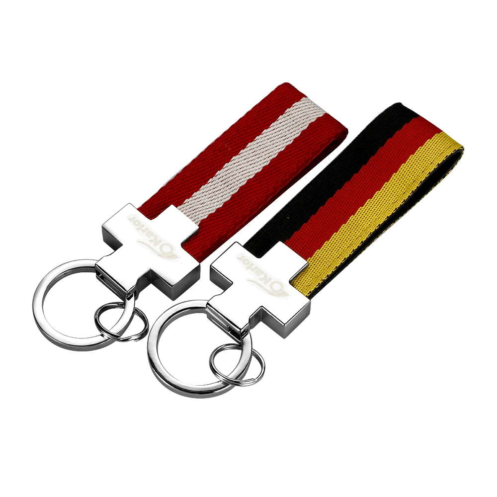 Автомобильный спортивный металлический + тканевый итальянский флаг Немецкий